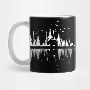 The Sound Of Nature Sound Waves Bear Mug